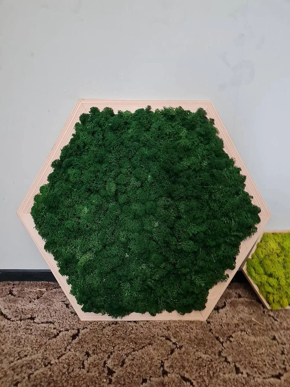 Machový obraz hexagon veľký, Stabilizovaný mach, Hexagón, Rozmer na vyžiadanie